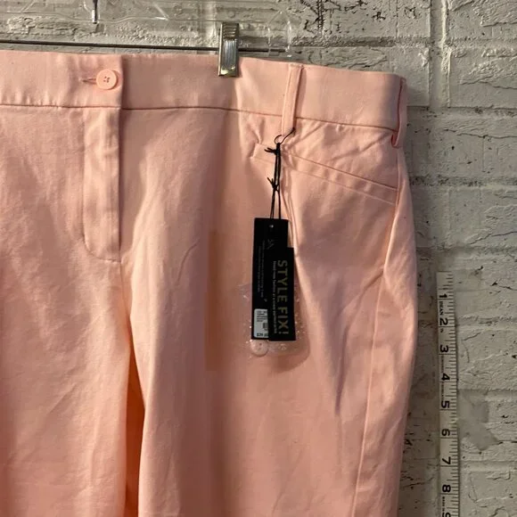 Lane Bryant The Lena Capri Pants 24 Pink Smart Stretch NWT - Picture 3 of 12